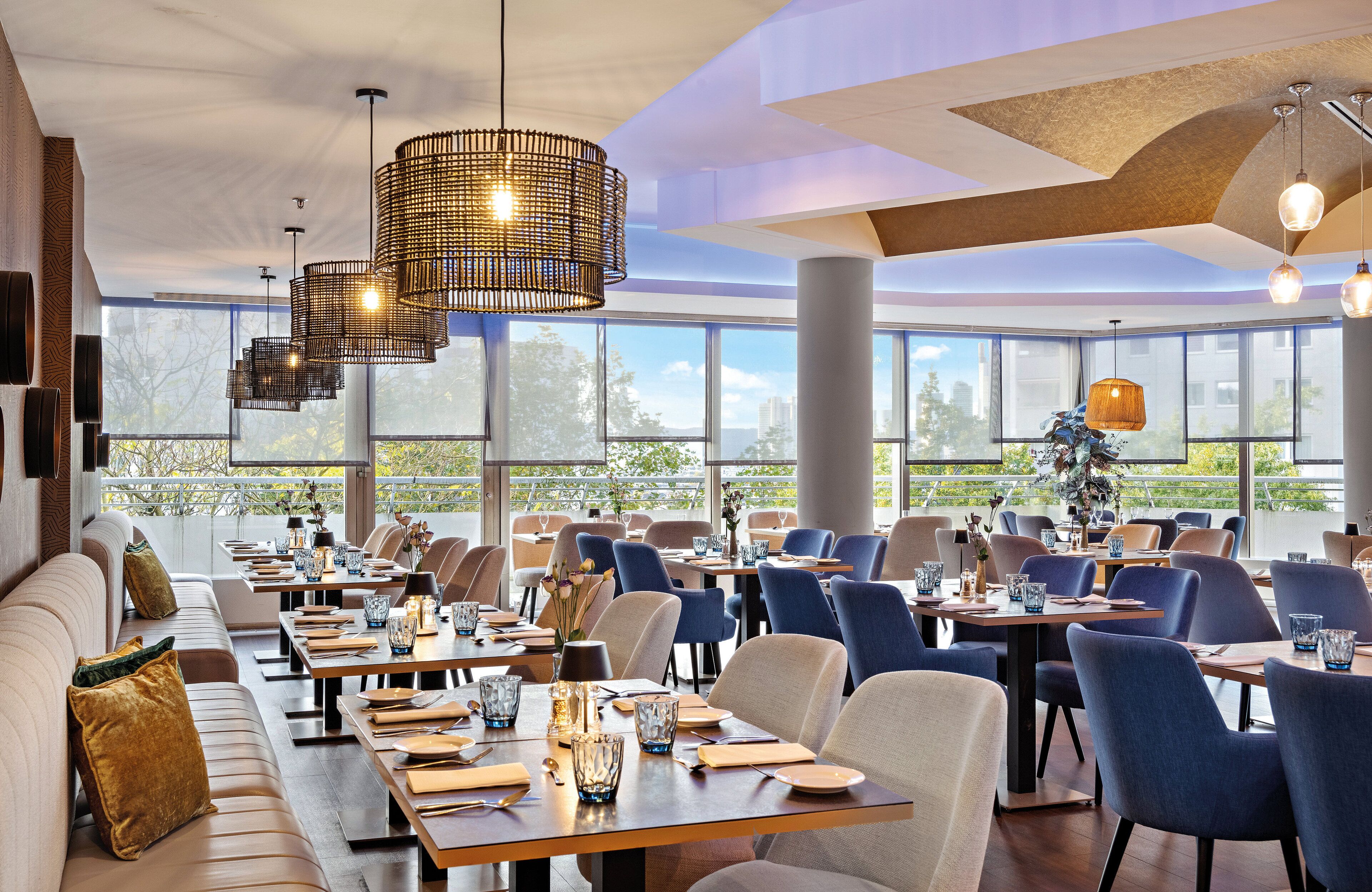 Café da manhã, almoço e jantar