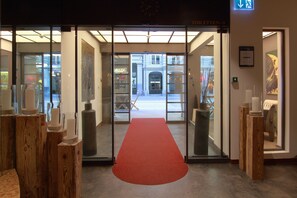 Interior entrance