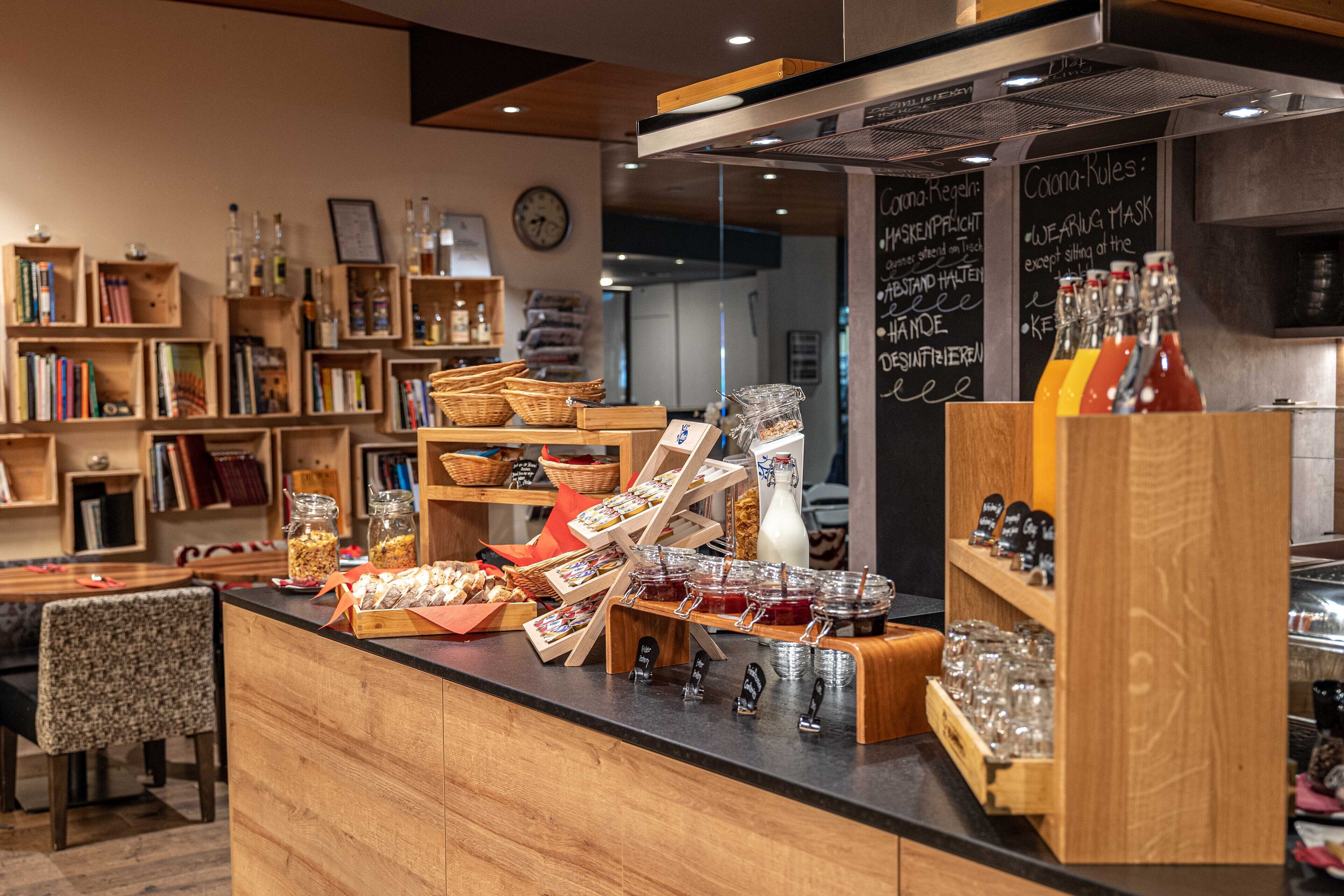 daily buffet breakfast (chf 22 per person)