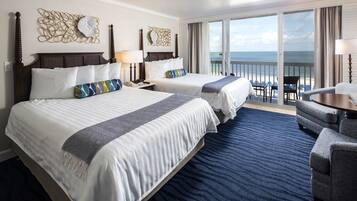 Room, 2 Queen Beds, Balcony (Gulf Front View) | Pillowtop beds, in-room safe, desk, blackout drapes
