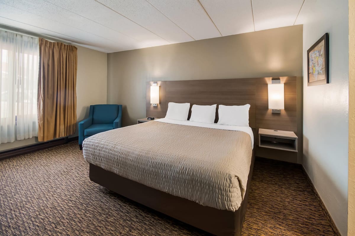 Suite, 1 King Bed, Non Smoking | 1 bedroom, premium bedding, in-room safe, desk