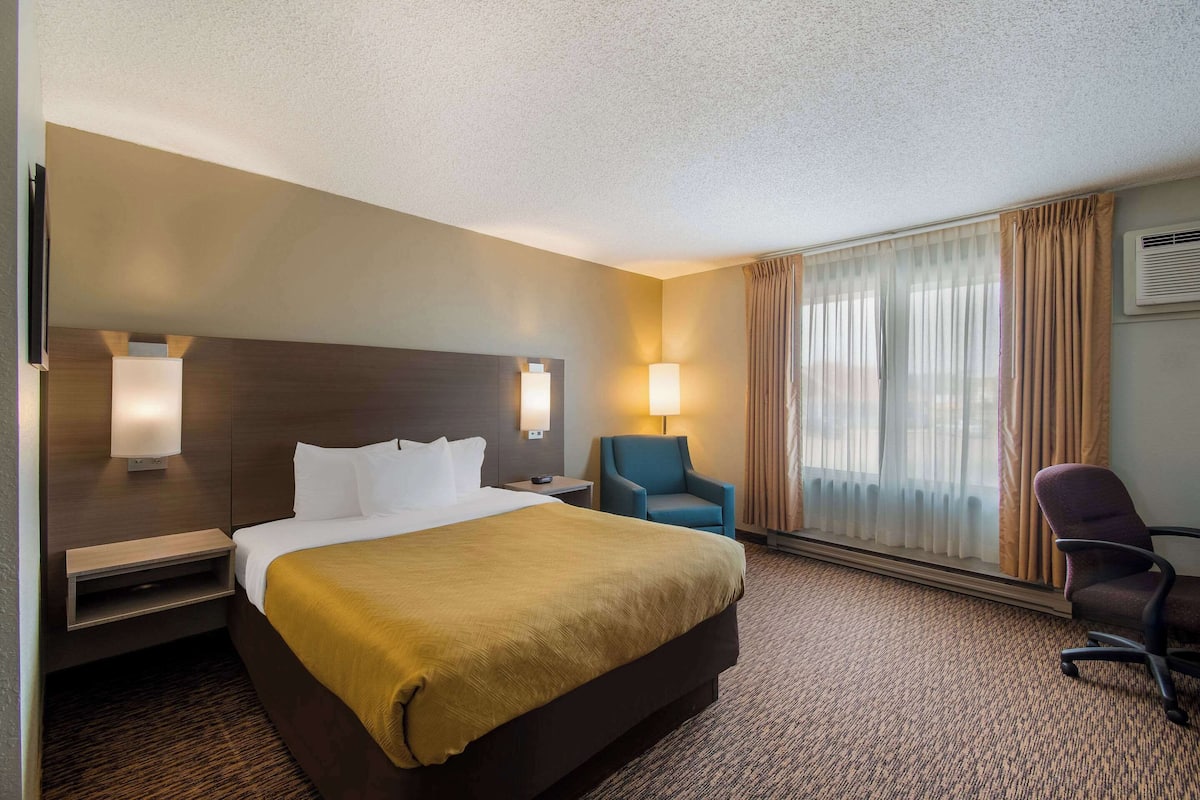Standard Room, 1 Queen Bed, Non Smoking | 1 bedroom, premium bedding, in-room safe, desk