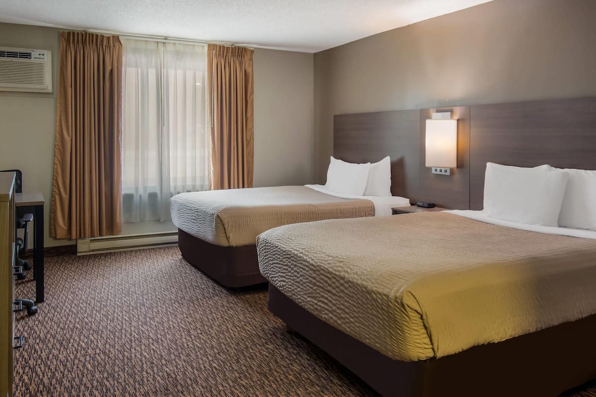 Standard Room, 2 Queen Beds, Non Smoking | 1 bedroom, premium bedding, in-room safe, desk