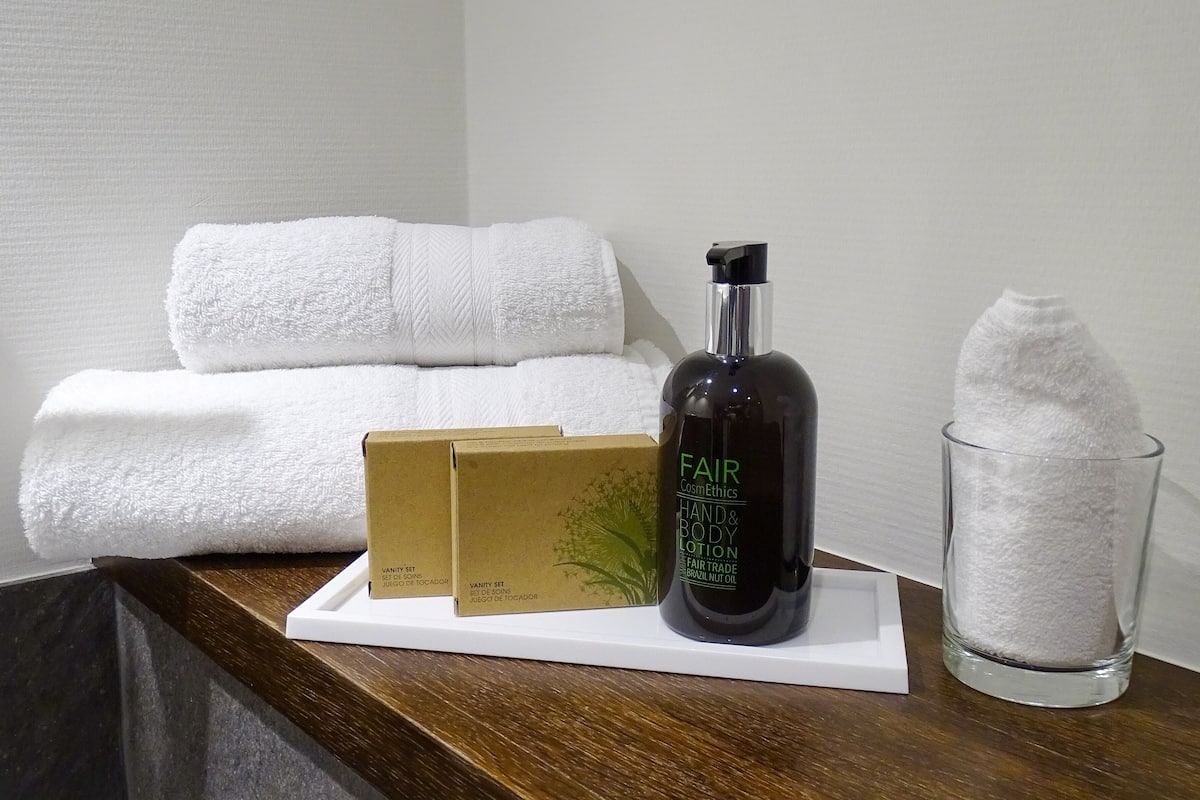 classic single room | bathroom | shower, eco-friendly toiletries, hair dryer, slippers