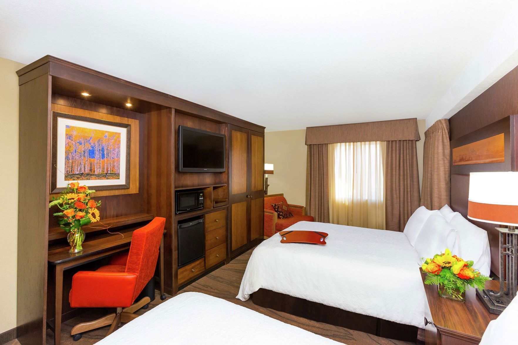 In-room safe, blackout drapes, iron/ironing board