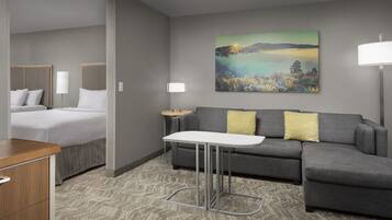 Premium bedding, pillowtop beds, in-room safe, desk