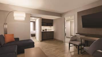 Family Suite, Multiple Beds (3 Rooms) | In-room safe, desk, laptop workspace, iron/ironing board