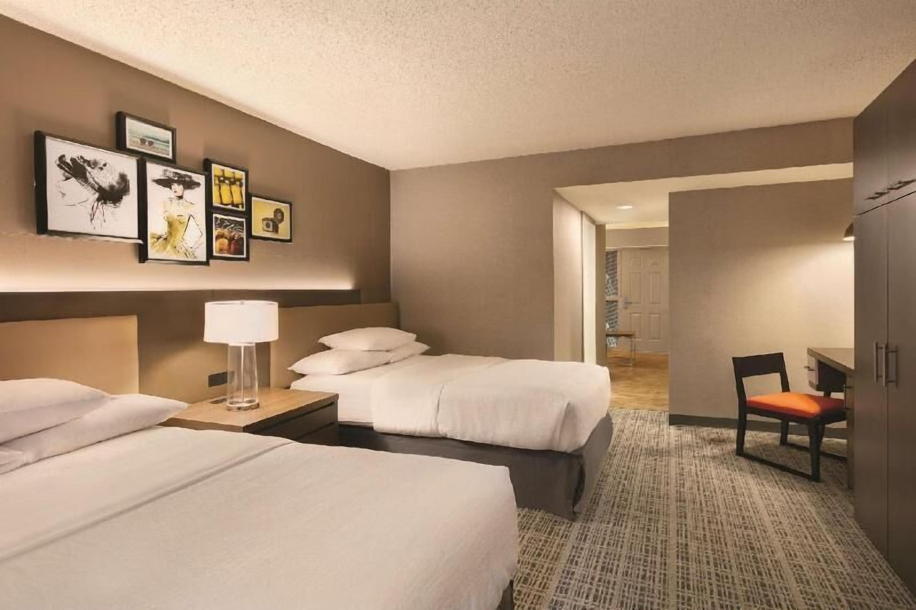 In-room safe, desk, laptop workspace, iron/ironing board