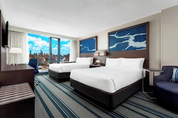 1 bedroom, in-room safe, desk, iron/ironing board at Courtyard by Marriott Boston-Cambridge