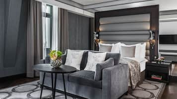 Literie hypoallergénique, minibar, coffres-forts dans les chambres