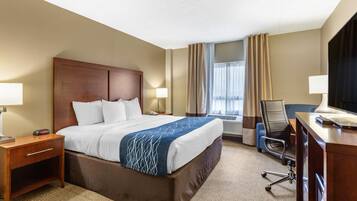 Room, 1 King Bed, Accessible, Non Smoking | Premium bedding, pillowtop beds, desk, blackout drapes