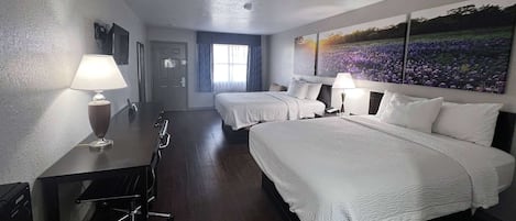 Bureau, Wi-Fi gratuit, draps fournis, réveils