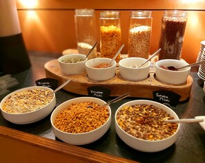 Daily buffet breakfast (EUR 15.50 per person)