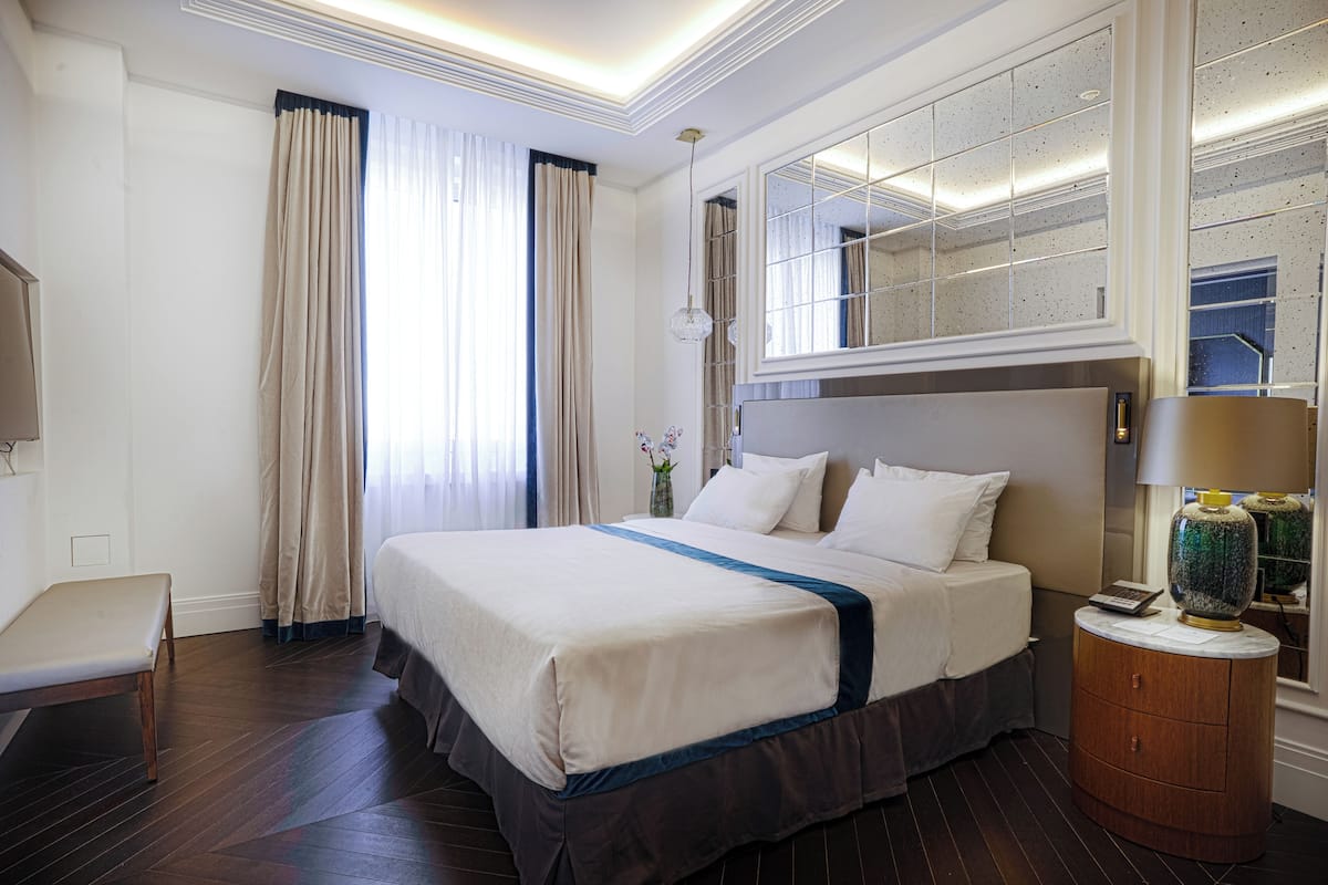 Sängtillbehör av högsta kvalitet och minibar