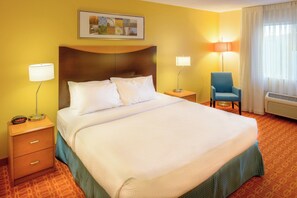 1 chambre, literie de qualité supérieure, couette en duvet d'oie
