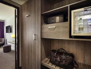 Minibar, in-room safe, desk, blackout curtains