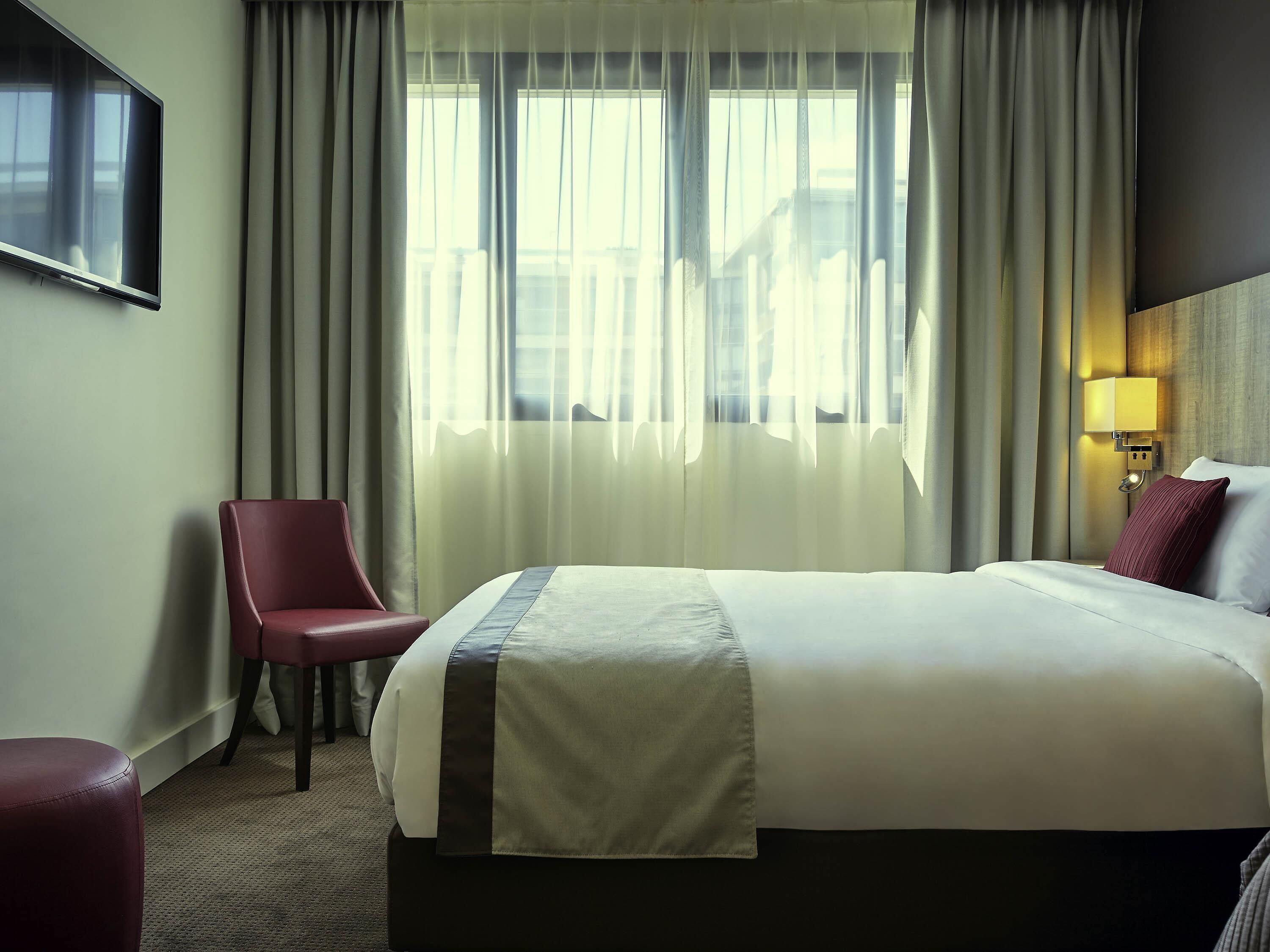 Minibar, in-room safe, desk, blackout curtains