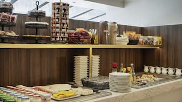Daily buffet breakfast (EUR 18 per person)