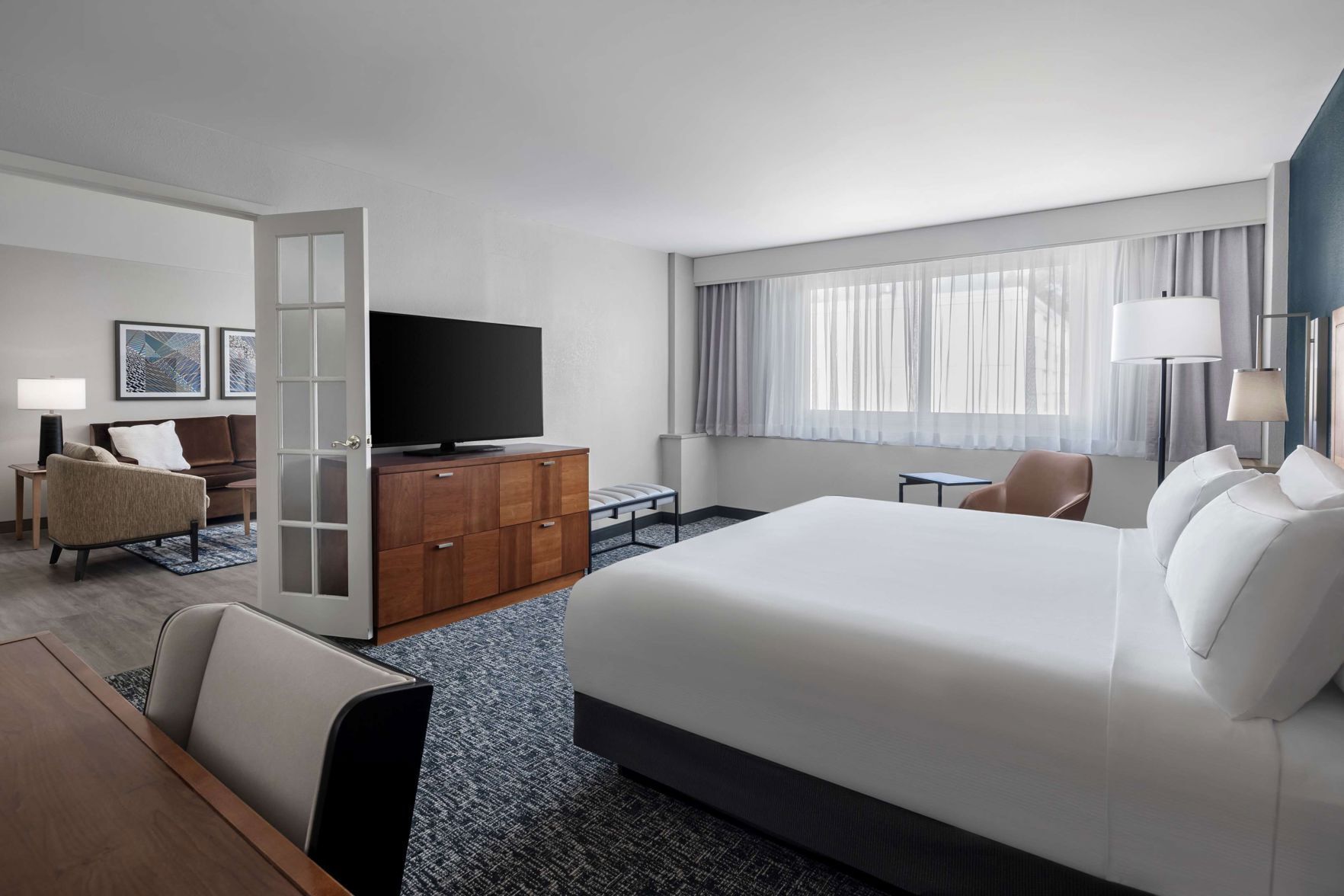 Down comforters, in-room safe, desk, laptop workspace