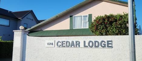 Façade de l’hébergement