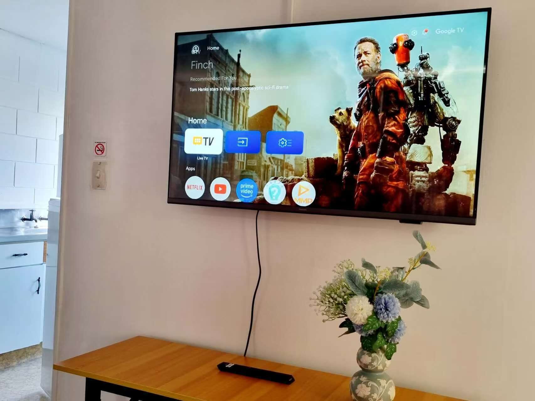 อพาร์ทเมนท์สำหรับครอบครัว, 2 ห้องนอน, ปลอดบุหรี่, ห้องครัว (Family unit) | ห้องนั่งเล่น | ทีวีจอแบน 32 นิ้ว พร้อมช่องเคเบิล, ทีวี