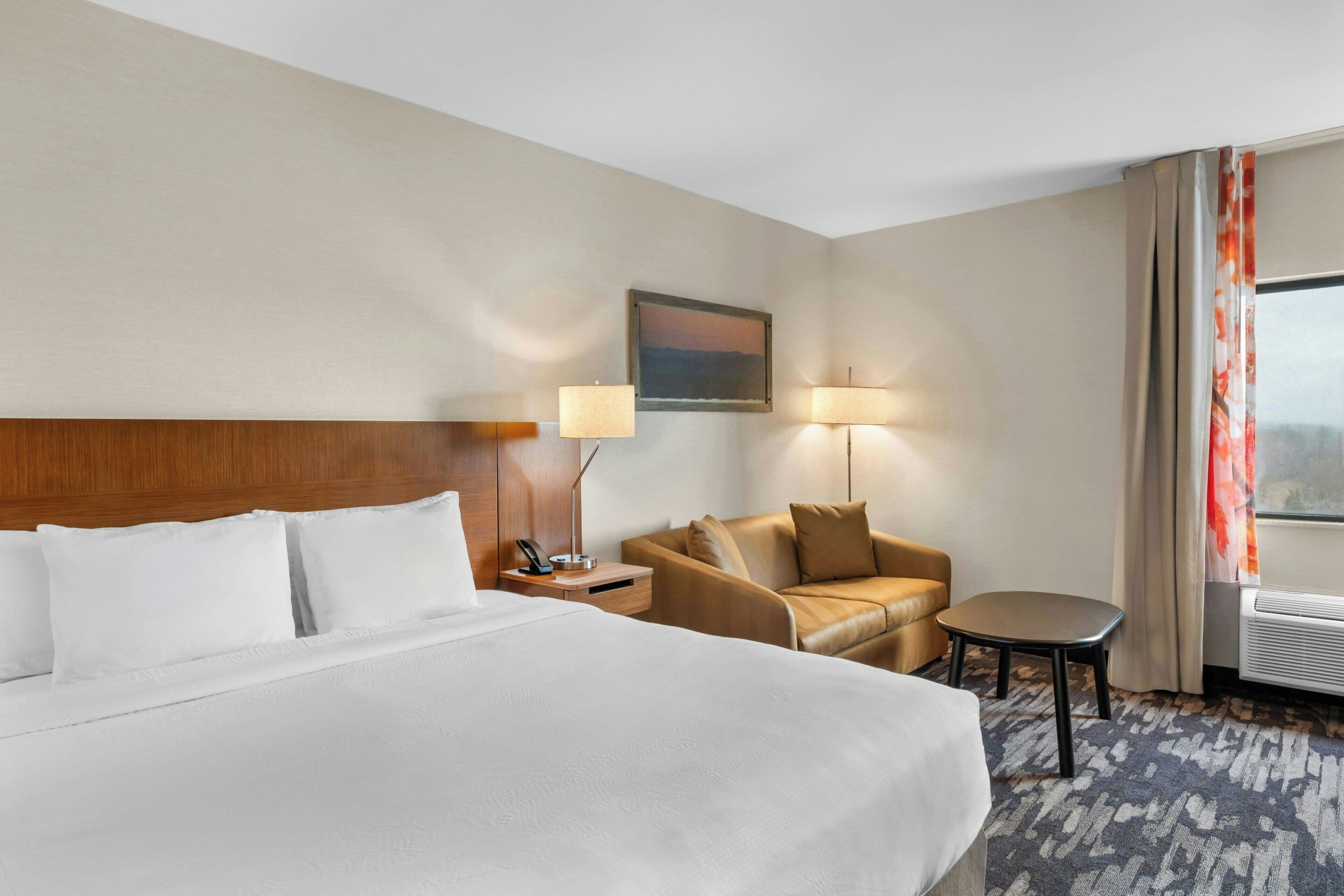 In-room safe, desk, blackout curtains, iron/ironing board