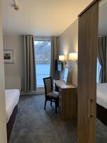 Desk, laptop workspace, iron/ironing board, free WiFi