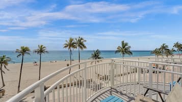 Premium Room, 1 King Bed, Oceanfront | Terrace/patio
