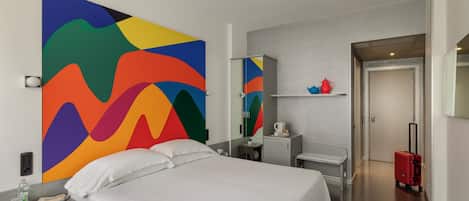 Ropa de cama de alta calidad y minibar