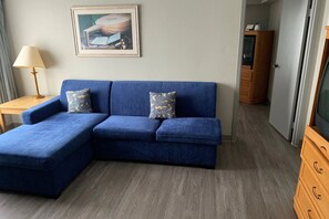 Suite, 1 chambre, non-fumeurs | Bureau, fer et planche à repasser, lits bébé (gratuits), Wi-Fi gratuit