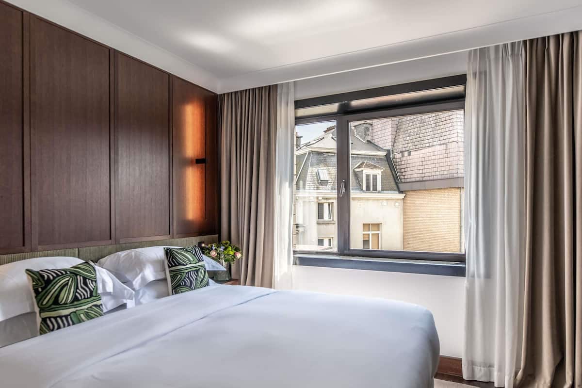 Suite, 1 très grand lit, vue jardin (Botanic) | 1 chambre, literie de qualité supérieure, couette en duvet d'oie