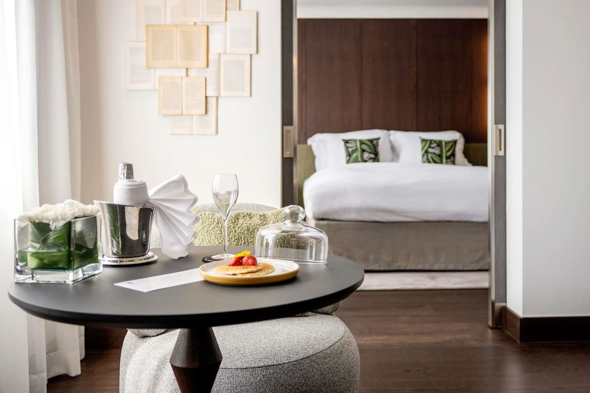 Suite, 1 King Bed, Garden View (Homage Marguerite Yourcenar) | Premium bedding, down duvets, pillow-top beds, free minibar