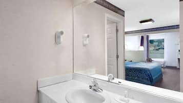 Hair dryer, towels