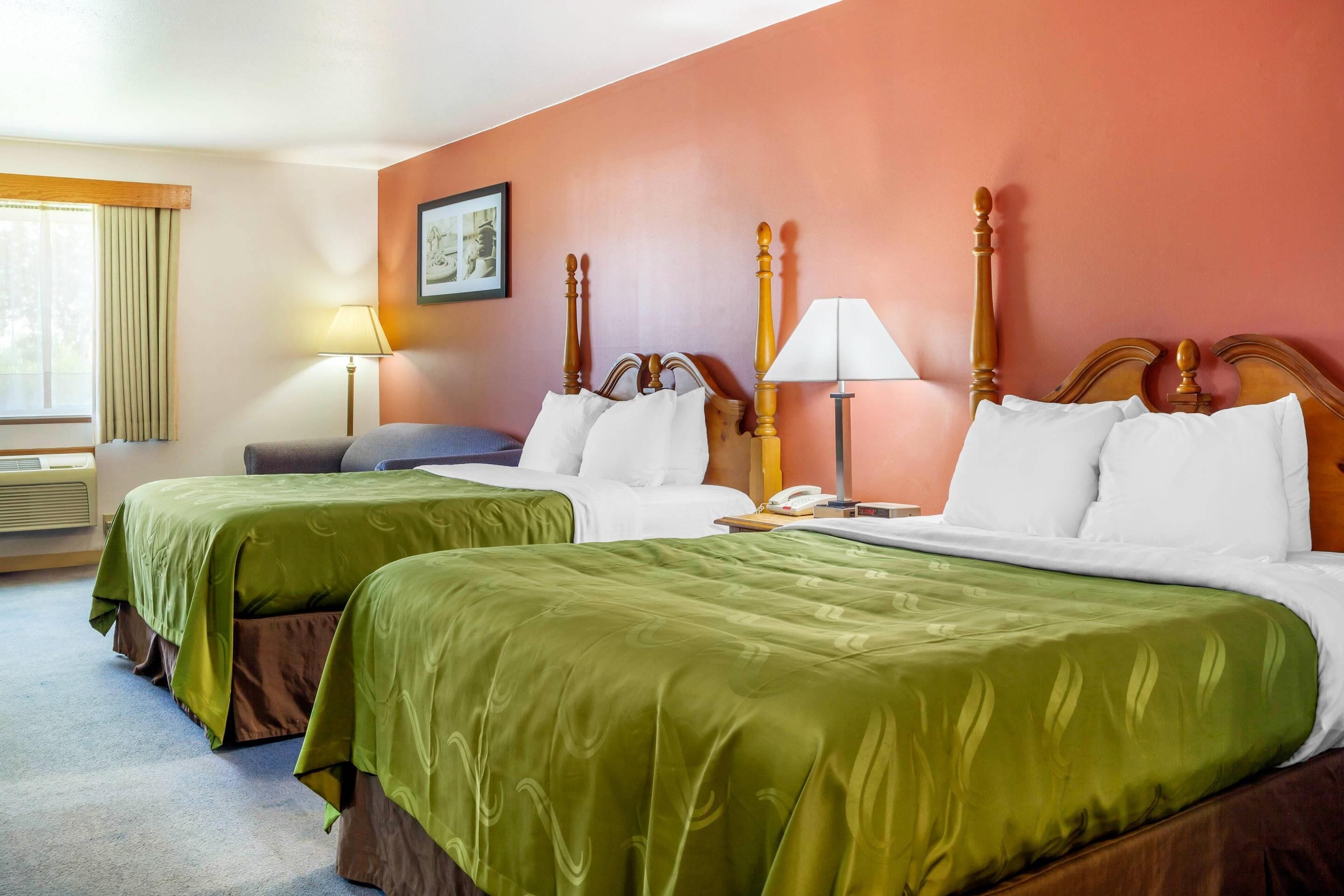 Room, 2 Queen Beds, Accessible, Non Smoking | Desk, blackout drapes, iron/ironing board, free WiFi