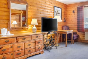 Desk, blackout curtains, iron/ironing board, free WiFi