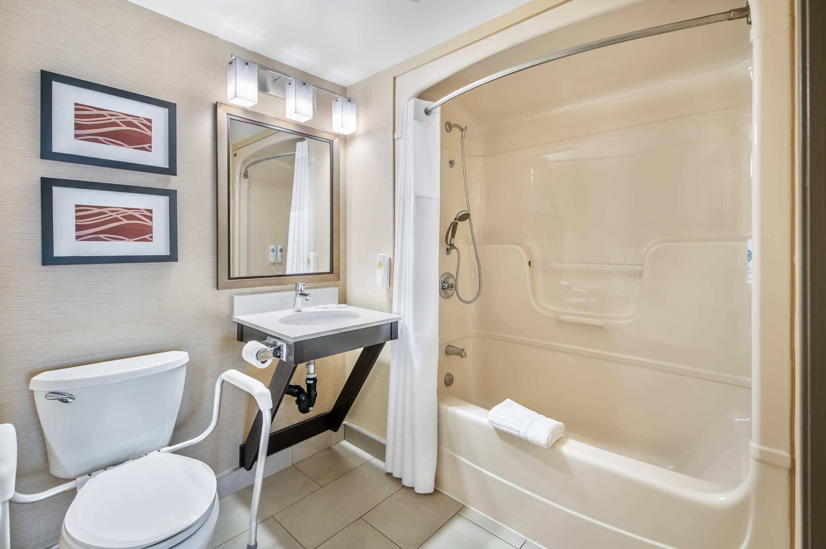 room, 1 king bed with sofa bed, accessible, non smoking | premium bedding, desk, blackout curtains, iron/ironing board