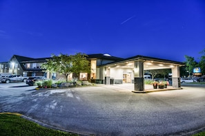 Front of property - evening/night