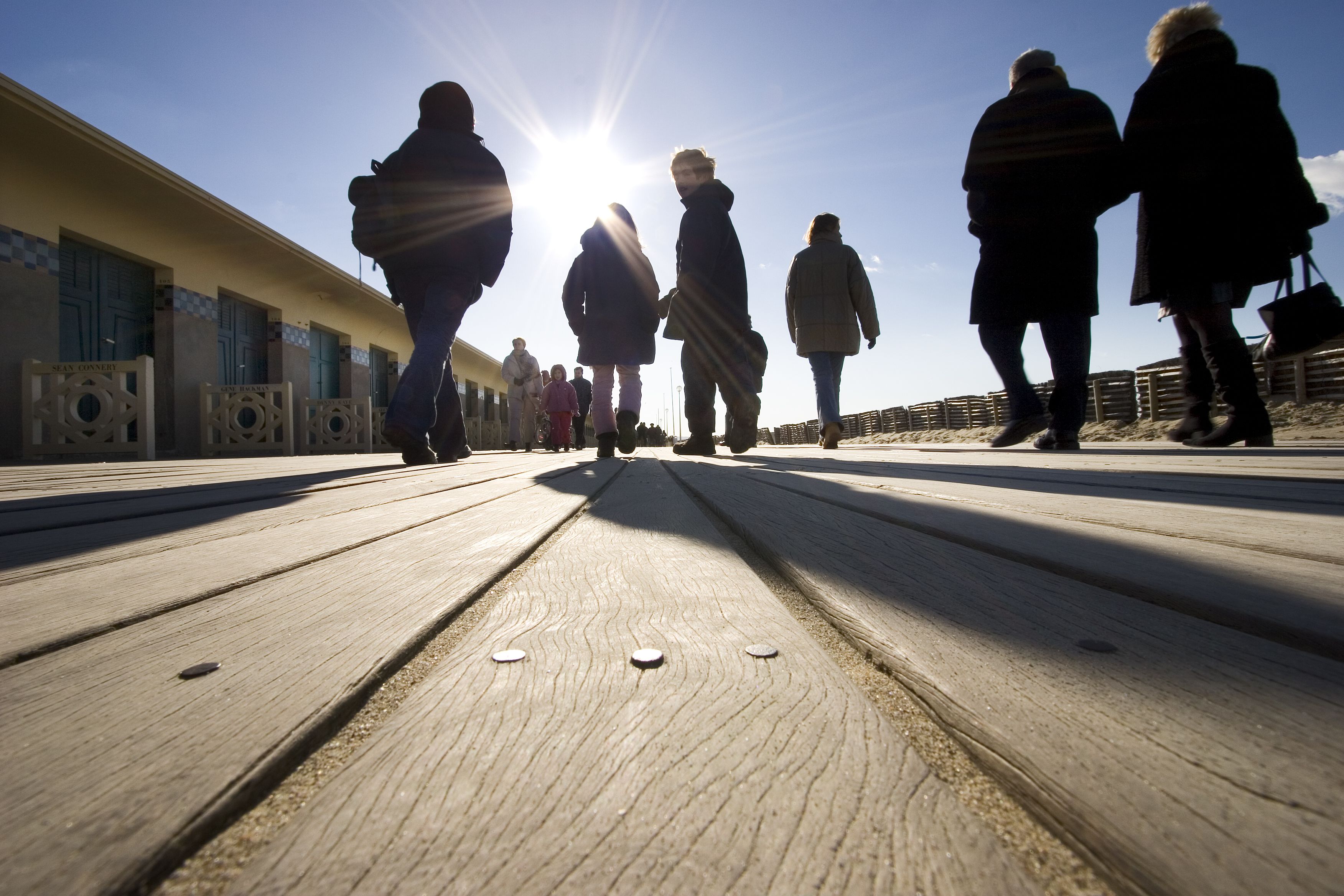 private beach nearby