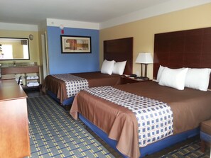 Desk, rollaway beds, free WiFi, bed sheets