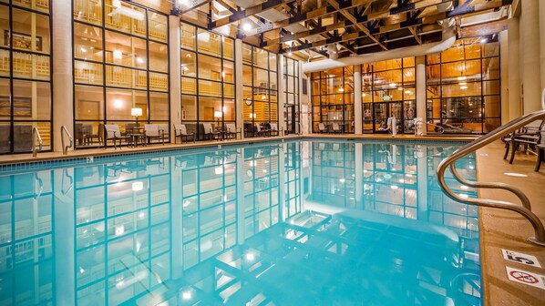 Indoor pool, seasonal outdoor pool