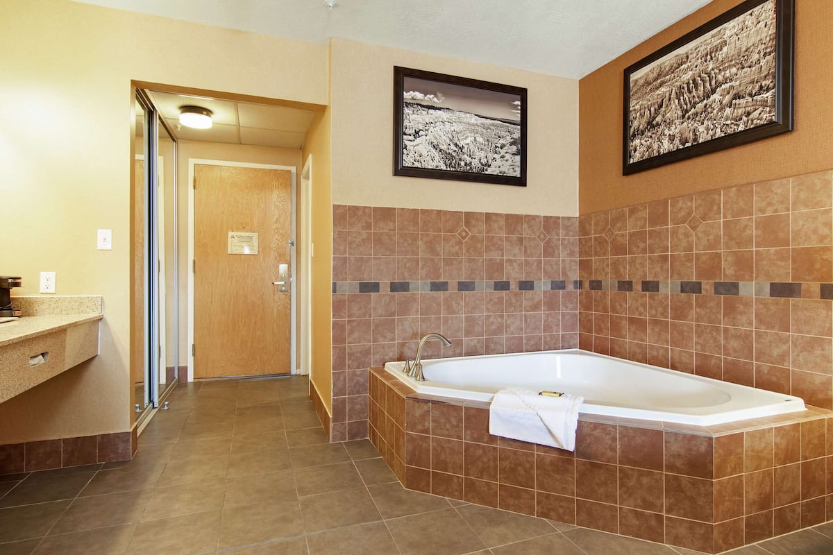 standard room, 1 king bed, non smoking, jetted tub | in-room safe, individually decorated, individually furnished, desk