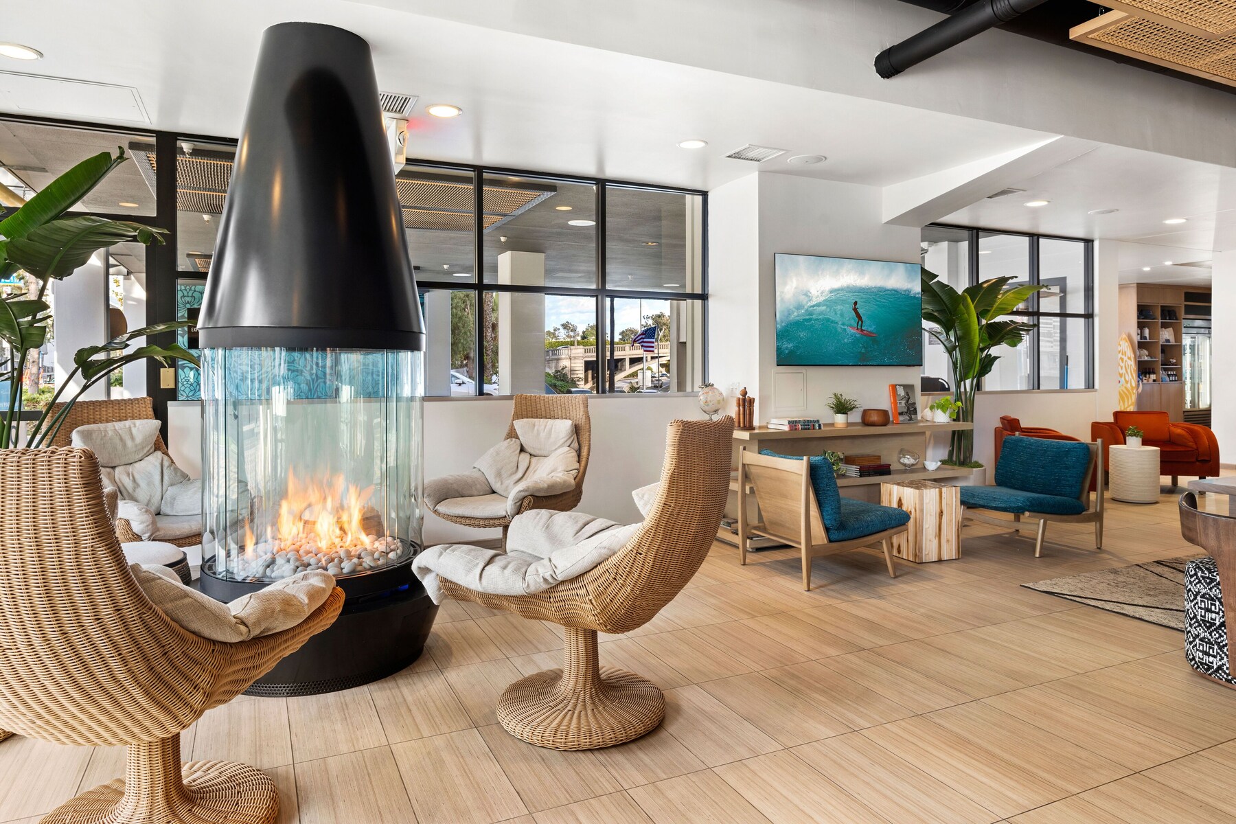 Lobby sitting area