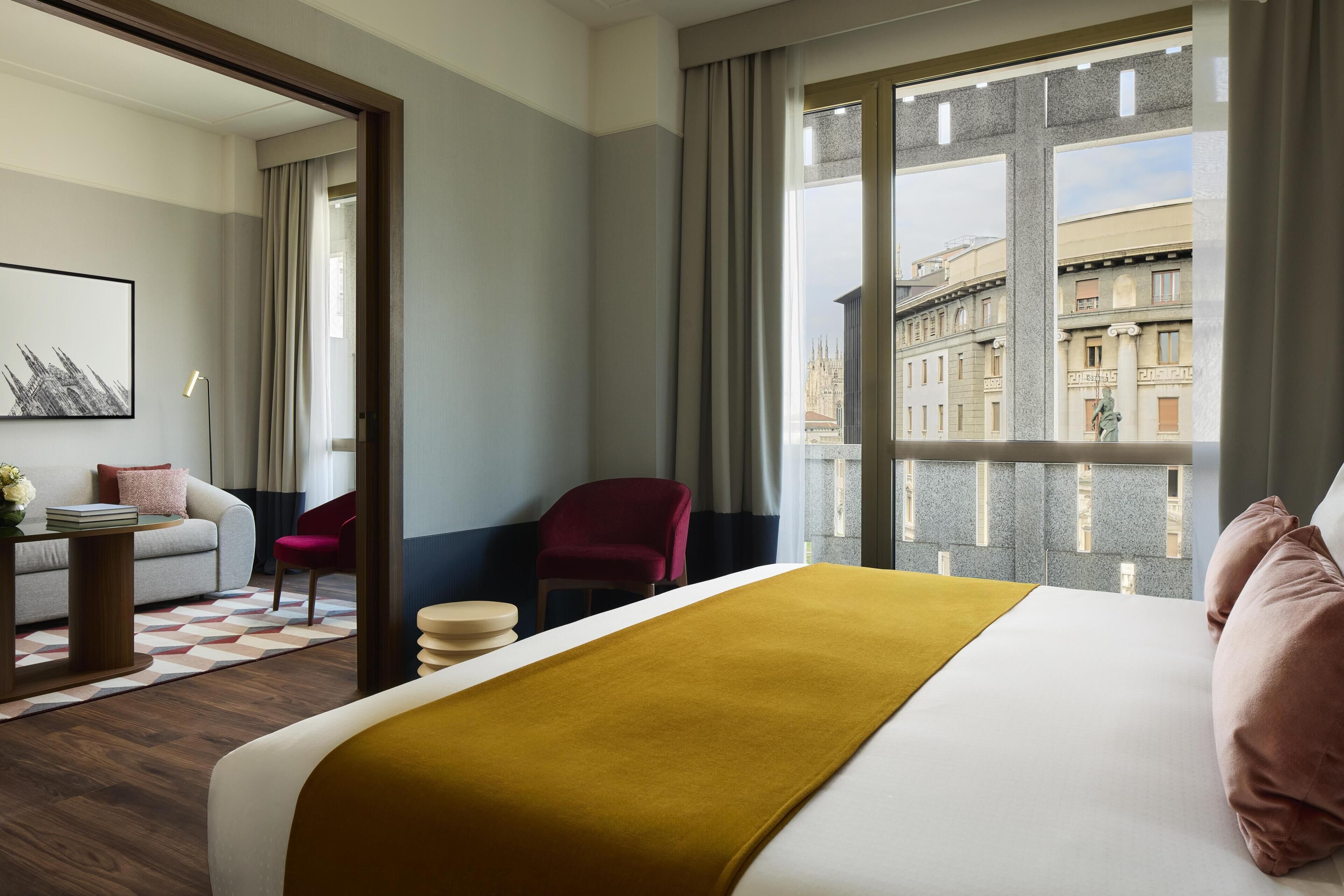 Literie de qualité supérieure, couette en duvet d'oie, minibar