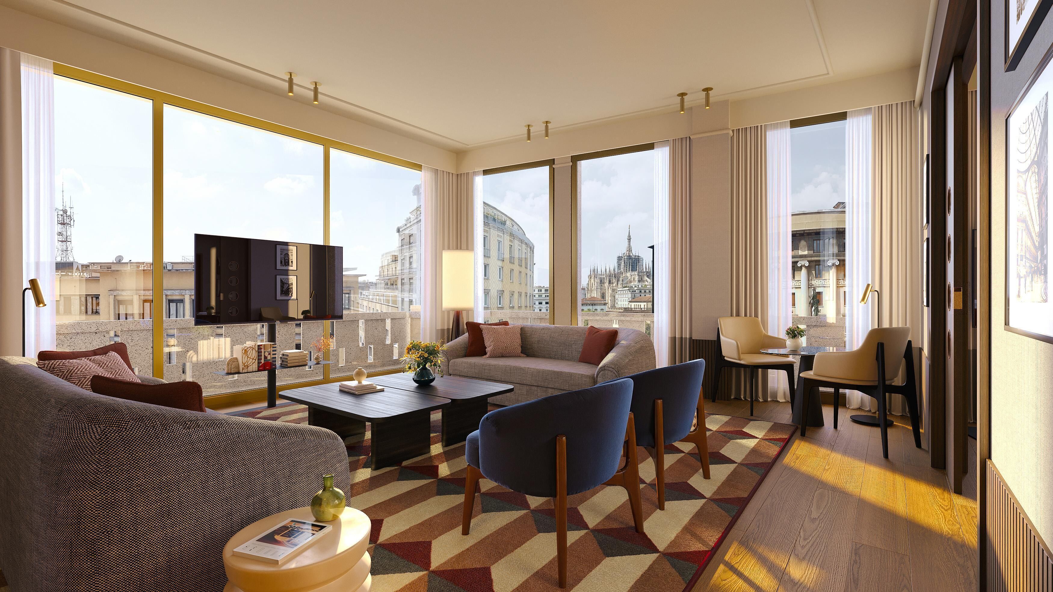 高級寝具、羽毛の掛け布団、ミニバー、セーフティボックス (室内)