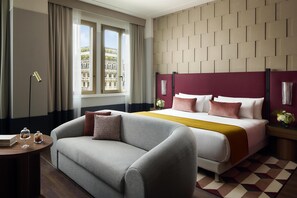 Literie de qualité, couette en duvet, minibar, coffre-fort