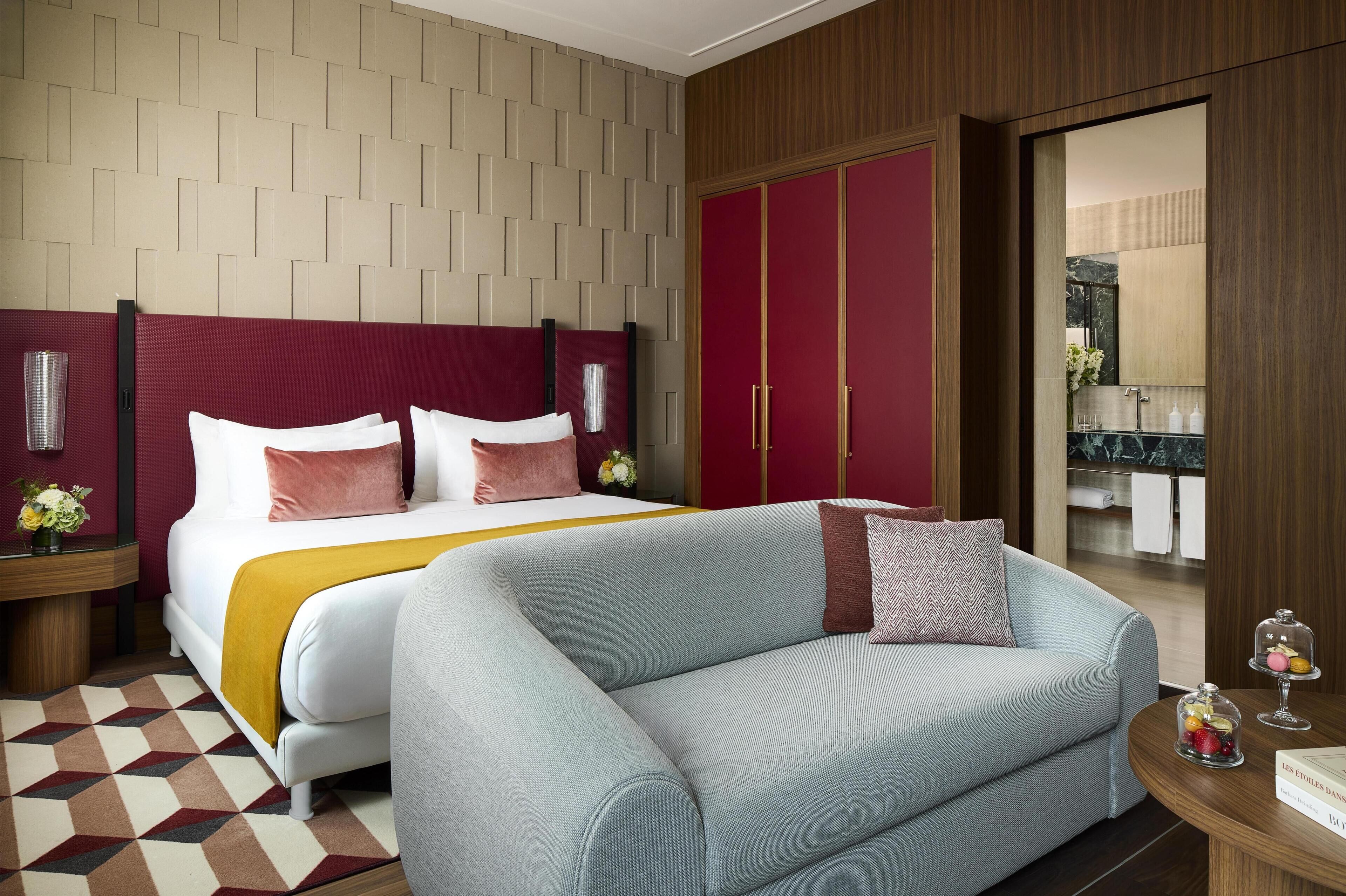 Literie de qualité supérieure, couette en duvet d'oie, minibar