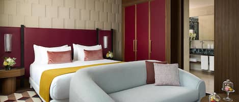 Literie de qualité, couette en duvet, minibar, coffre-fort