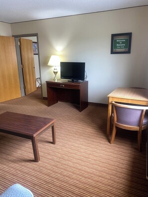 Standard Room, 1 King Bed, Non Smoking (Larger Room;with Sofabed) | Living area