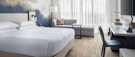 Literie de qualité supérieure, bureau, chambres insonorisées