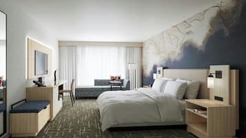 Hochwertige Bettwaren, Schreibtisch, schallisolierte Zimmer